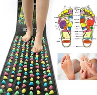 Массажный коврик для ног Foot-Massage MAT Камушки (178,0 * 35,0 см) - фото 4 - id-p155375815