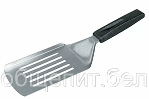 Лопатка перфорированная с бортом 20*10 см, металл с пластиковой ручкой, P.L. Proff Cuisine