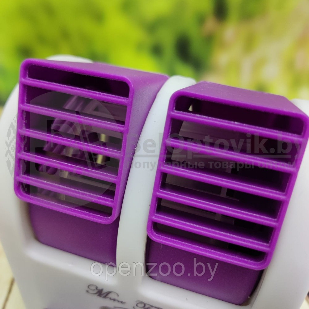Мини вентилятор - охладитель воздуха Mini Fan Розовый - фото 9 - id-p121013042