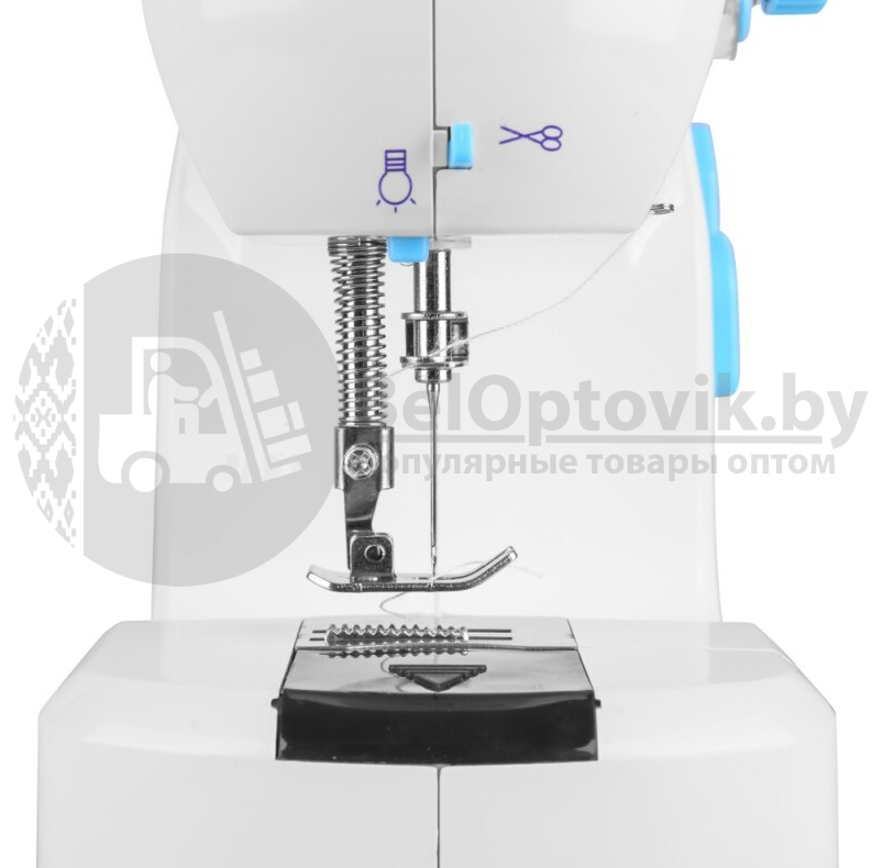 Мини швейная машинка Mini Sewing Machine модель 308 (Двойная скорость, двойная строчка) - фото 5 - id-p155384585