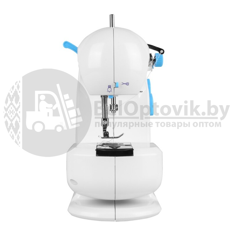 Мини швейная машинка Mini Sewing Machine модель 308 (Двойная скорость, двойная строчка) - фото 2 - id-p155384622