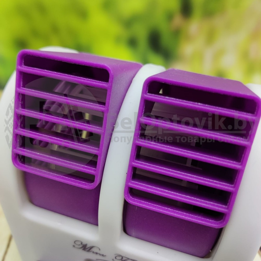 Мини вентилятор - охладитель воздуха Mini Fan Фиолетовый - фото 9 - id-p127180058