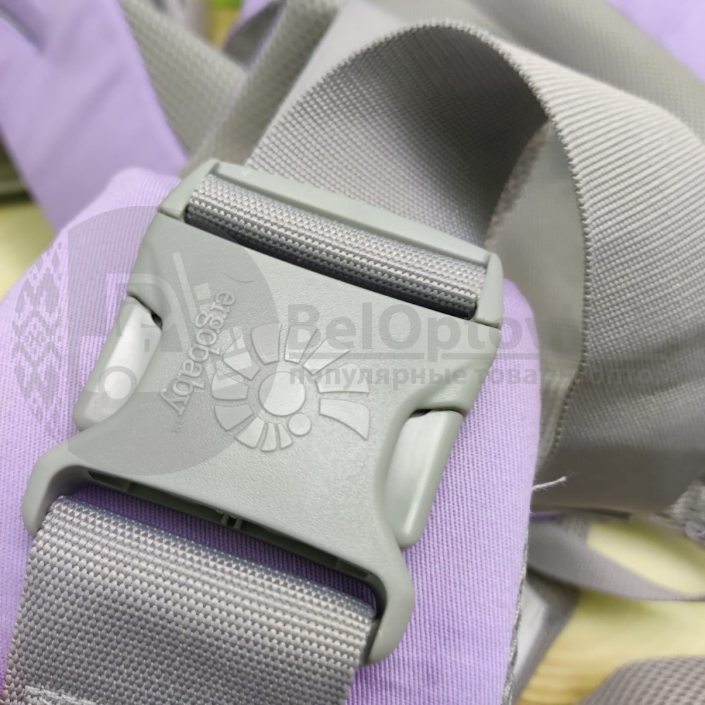 Рюкзак-кенгуру Ergo Baby 360 Baby Carrier Темно серый с серыми вставками - фото 2 - id-p109389670