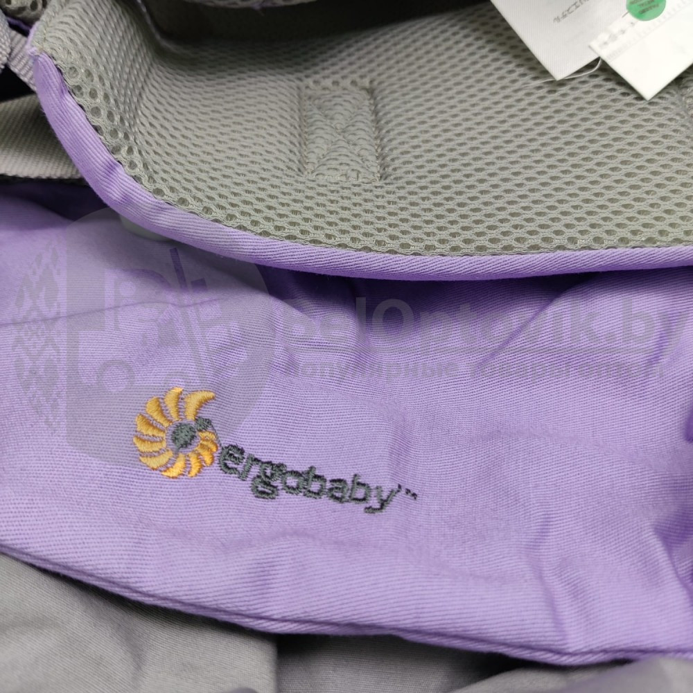 Рюкзак-кенгуру Ergo Baby 360 Baby Carrier Темно серый с серыми вставками - фото 6 - id-p109389670