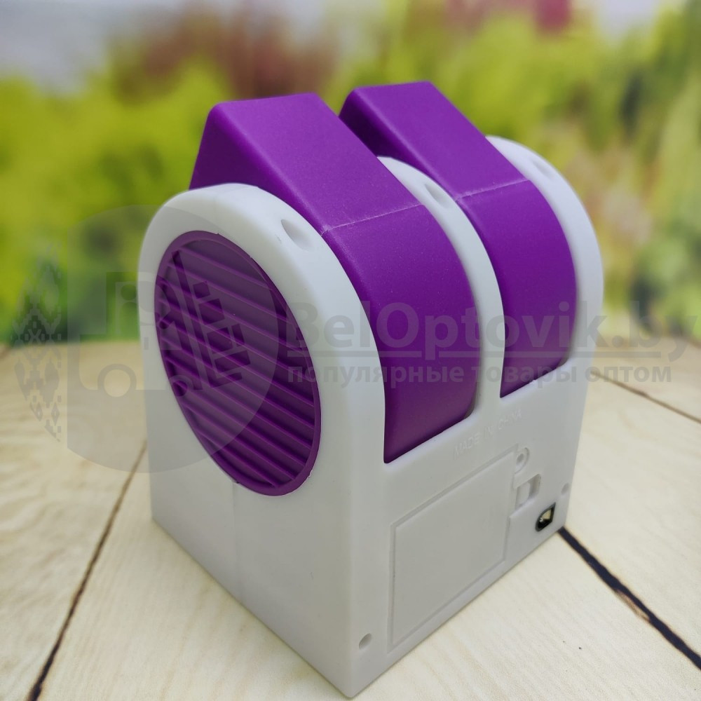 Мини вентилятор - охладитель воздуха Mini Fan Голубой - фото 3 - id-p93848866
