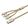 Кабель USB micro - lighting - type-c 3-в-1, фото 3