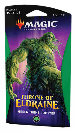 Magic: The Gathering. Throne of Eldraine Green Theme Booster (ENG), фото 2