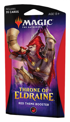 Magic: The Gathering. Throne of Eldraine Red Theme Booster (ENG), фото 2