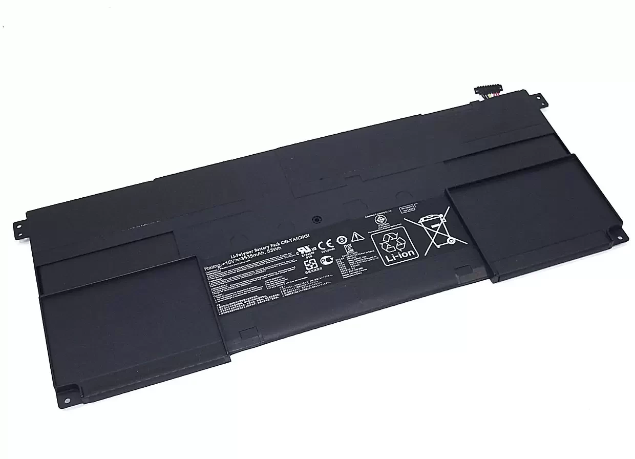 Аккумулятор (батарея) С41-TAICHI31 для ноутбука Asus Taichi 31, 15V 53Wh, 3500мАч, Li-ion, черный