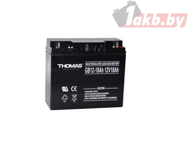 Аккумулятор Thomas 18а/ч  ( акб для эхолотов Lowrance, Raymarine, Garmin)