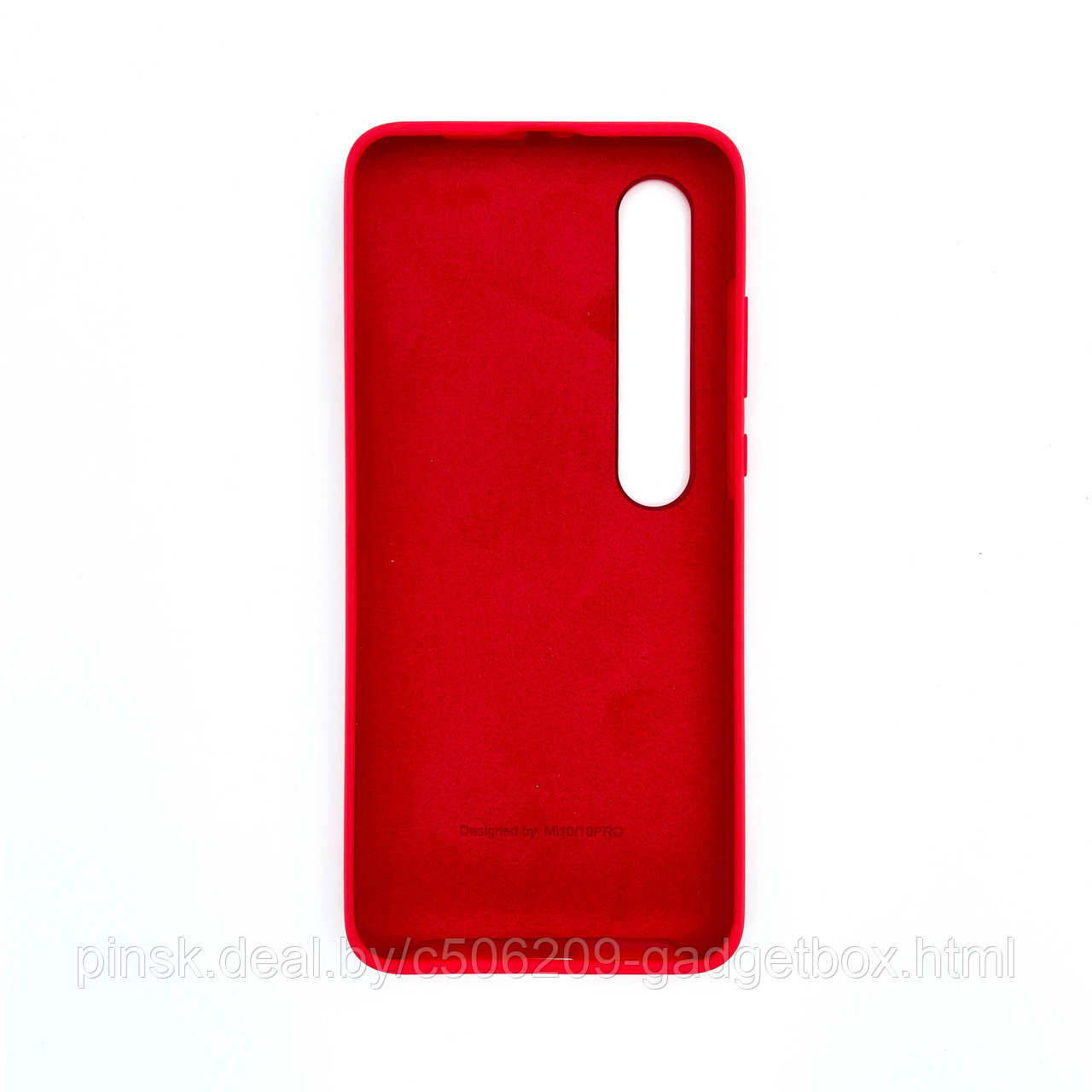 Чехол Silicone Cover для Xiaomi Mi 10/10 PRO, Красный - фото 2 - id-p154459623
