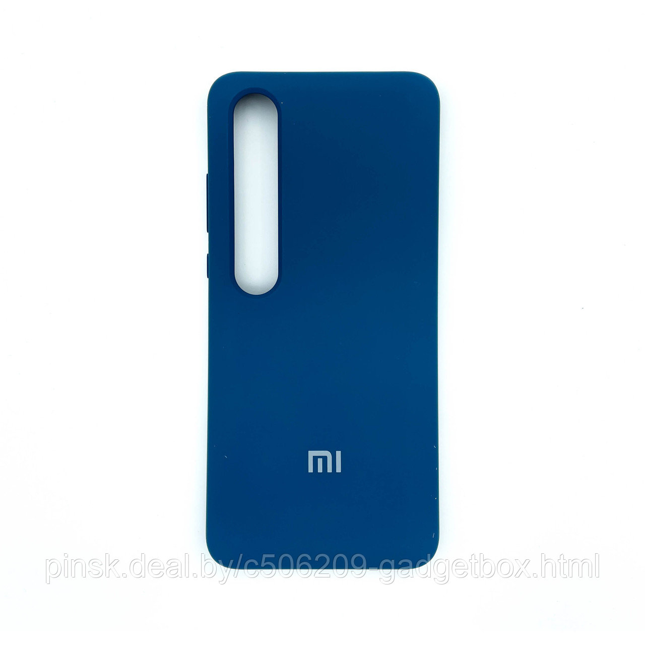 Чехол Silicone Cover для Xiaomi Mi 10/10 PRO, Синий - фото 1 - id-p154459625