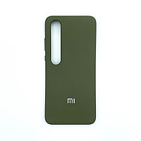 Чехол Silicone Cover для Xiaomi Mi 10/10 PRO, Темно-оливковый