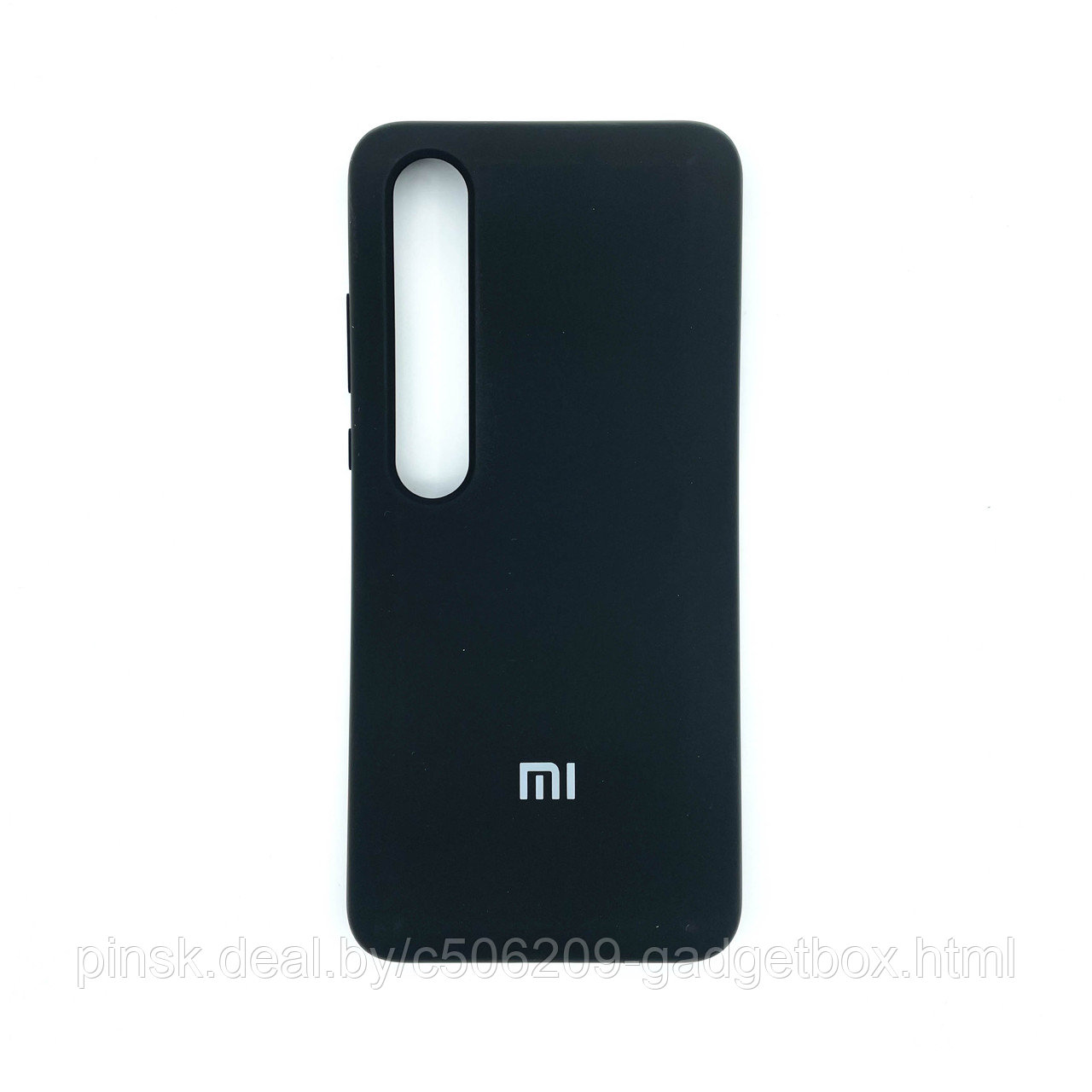 Чехол Silicone Cover для Xiaomi Mi 10/10 PRO, Черный - фото 1 - id-p154459624