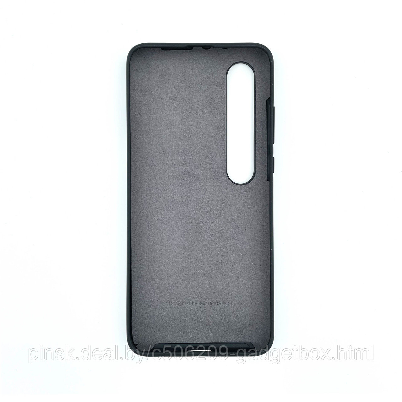 Чехол Silicone Cover для Xiaomi Mi 10/10 PRO, Черный - фото 2 - id-p154459624