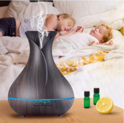 Увлажнитель воздуха, аромадиффузор Air Humidifier Aromatherapy "Тюльпан" (луковица), с пультом, 400ml, 220V