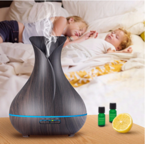 Увлажнитель воздуха, аромадиффузор Air Humidifier Aromatherapy "Тюльпан" (луковица), с пультом, 400ml, 220V - фото 5 - id-p123006222