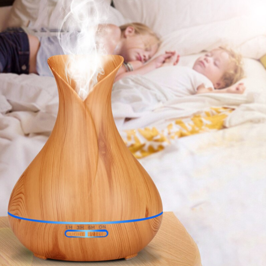 Увлажнитель воздуха, аромадиффузор Air Humidifier Aromatherapy "Тюльпан" (луковица), с пультом, 400m