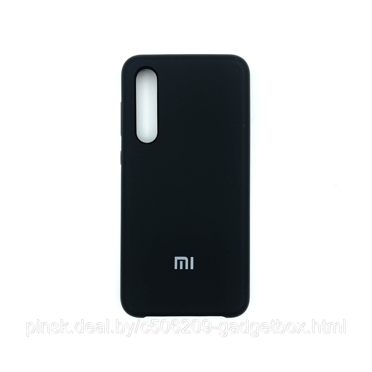 Чехол Silicone Cover для Xiaomi Mi 9, Черный - фото 1 - id-p154459632