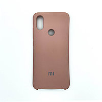 Чехол Silicone Cover для Xiaomi Mi A2 / Mi 6x , Песочно-розовый