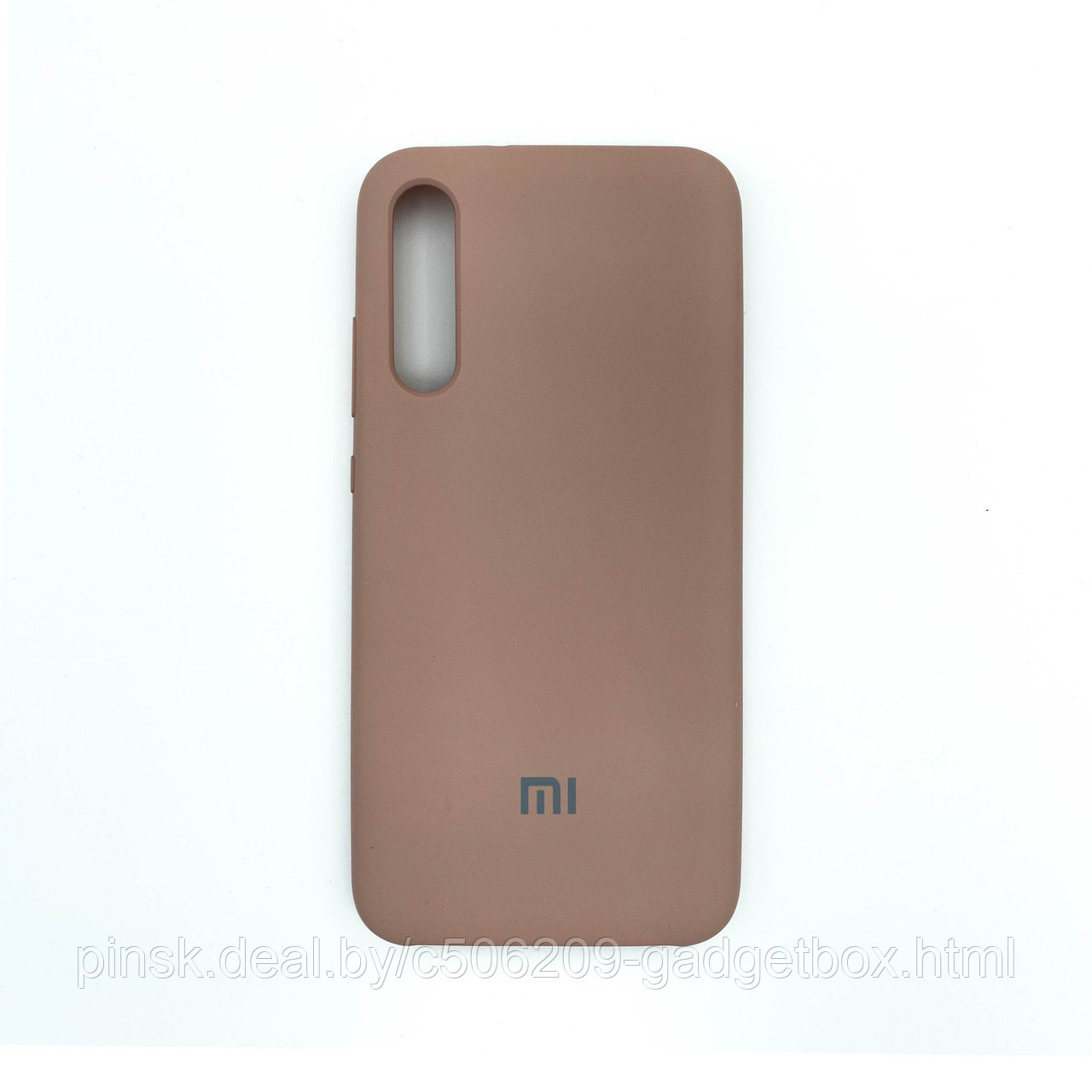 Чехол Silicone Cover для Xiaomi Mi A3 / Mi CC9E, Песочно-розовый - фото 1 - id-p154459645