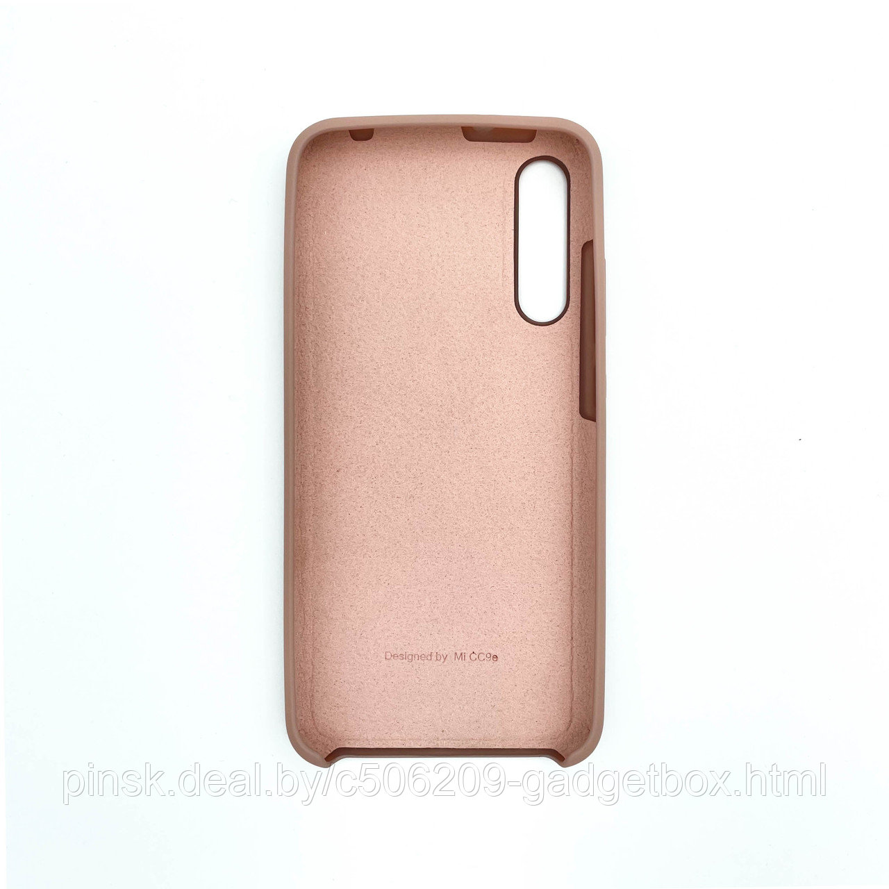 Чехол Silicone Cover для Xiaomi Mi A3 / Mi CC9E, Песочно-розовый - фото 2 - id-p154459645