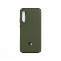 Чехол Silicone Cover для Xiaomi Mi A3 / Mi CC9E, Темно-оливковый