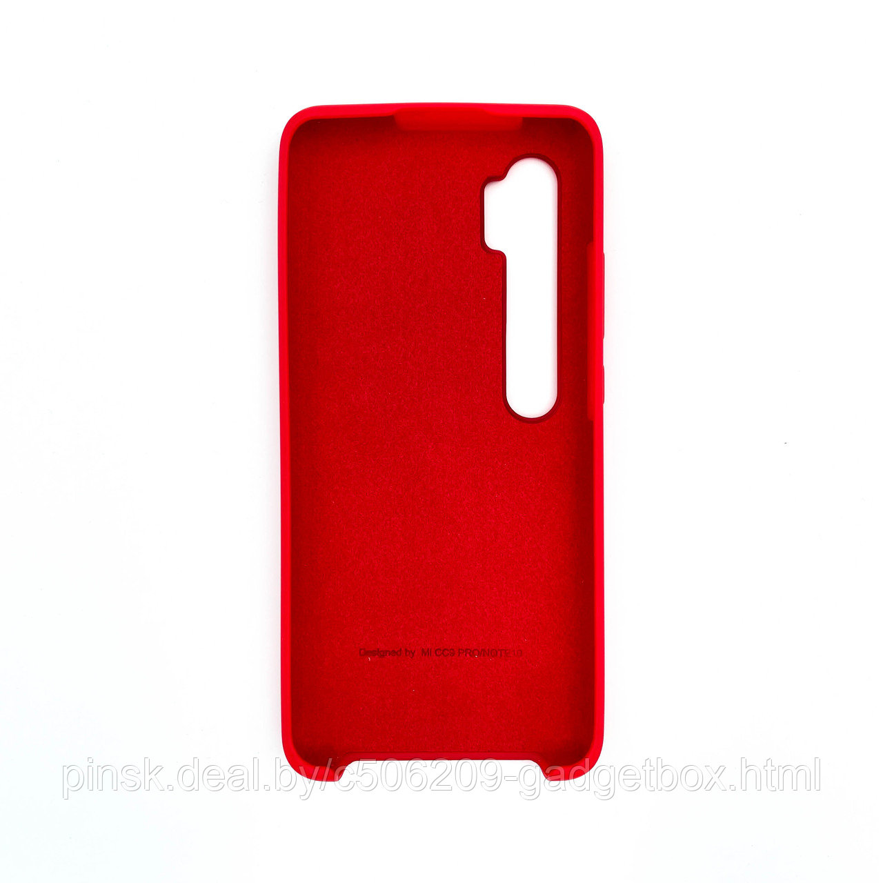 Чехол Silicone Cover для Xiaomi Mi Note 10/Mi 9СС Pro, Красный - фото 2 - id-p154459648