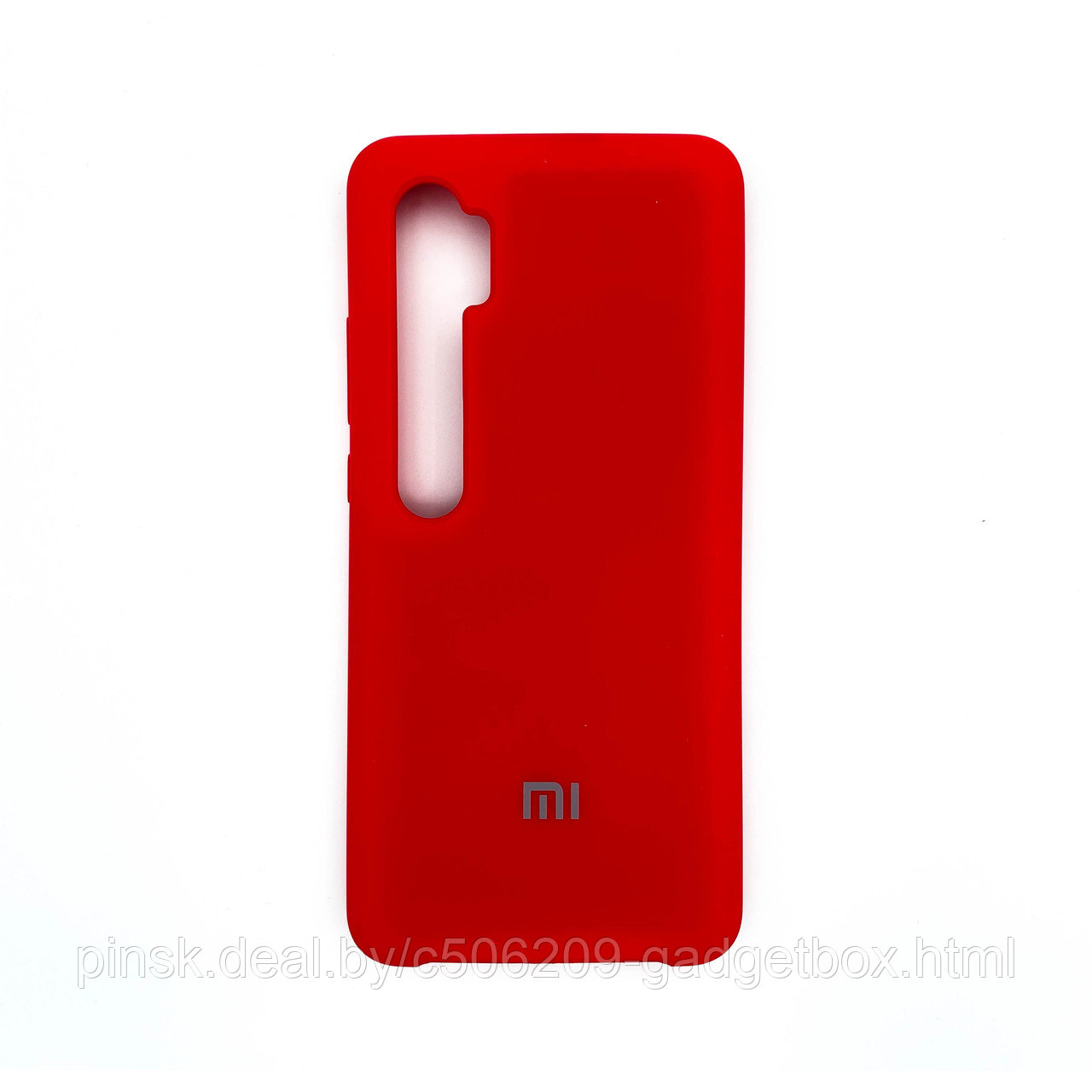 Чехол Silicone Cover для Xiaomi Mi Note 10/Mi 9СС Pro, Красный - фото 1 - id-p154459648