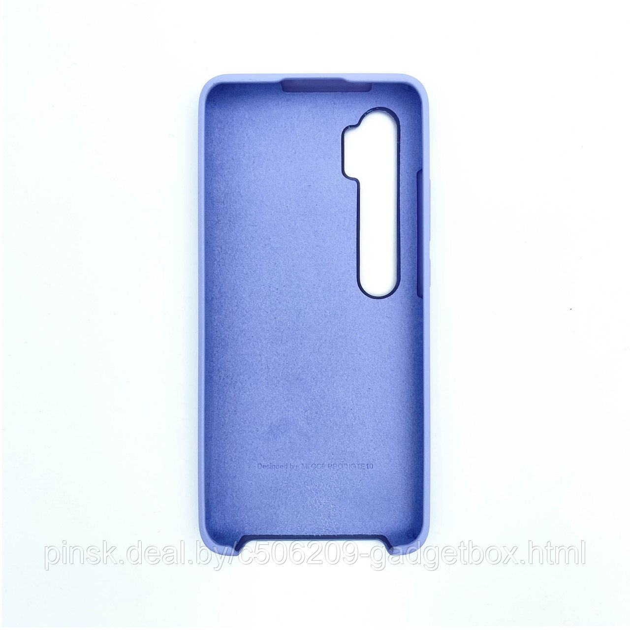 Чехол Silicone Cover для Xiaomi Mi Note 10/Mi 9СС Pro, Фиалковый - фото 2 - id-p154459650