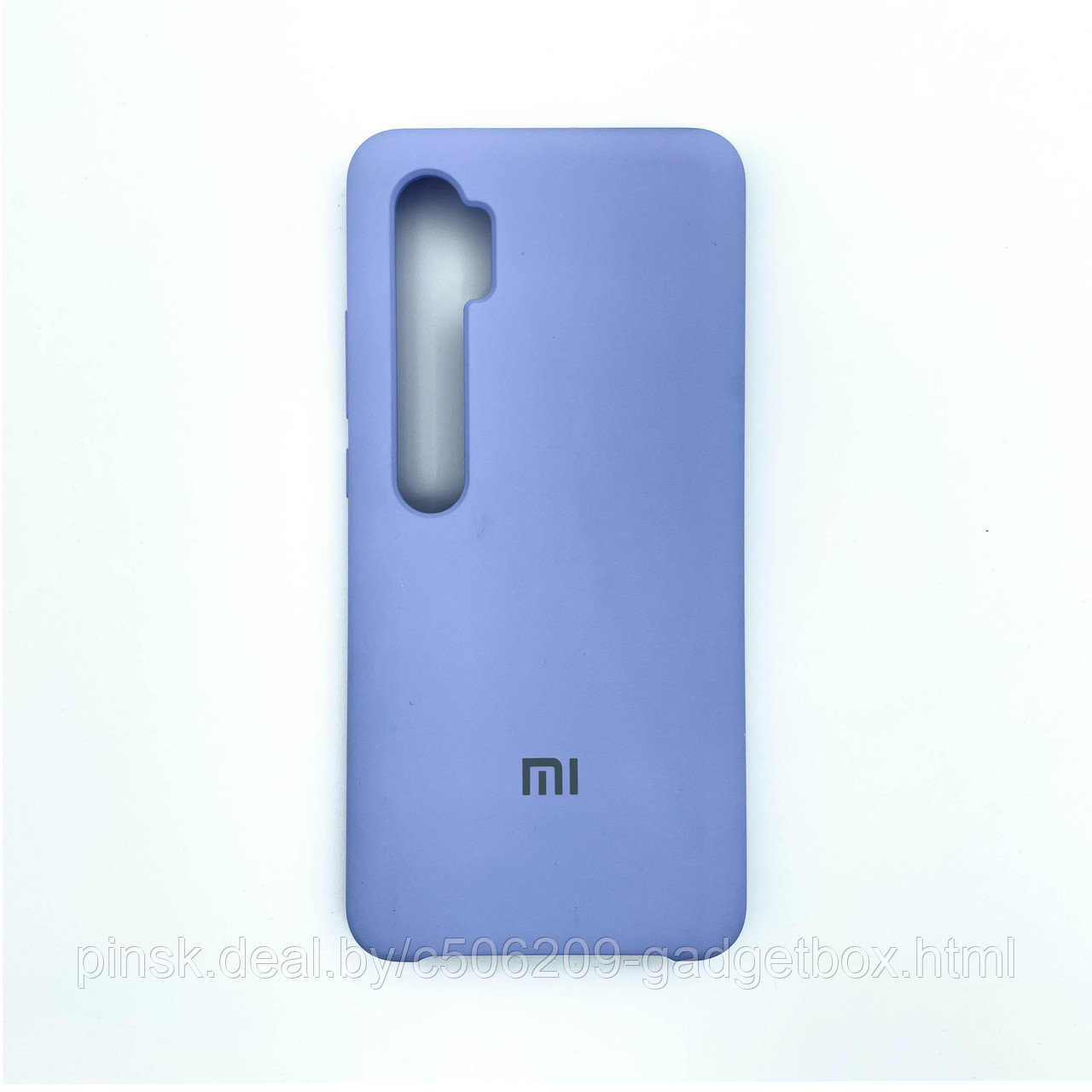 Чехол Silicone Cover для Xiaomi Mi Note 10/Mi 9СС Pro, Фиалковый - фото 1 - id-p154459650