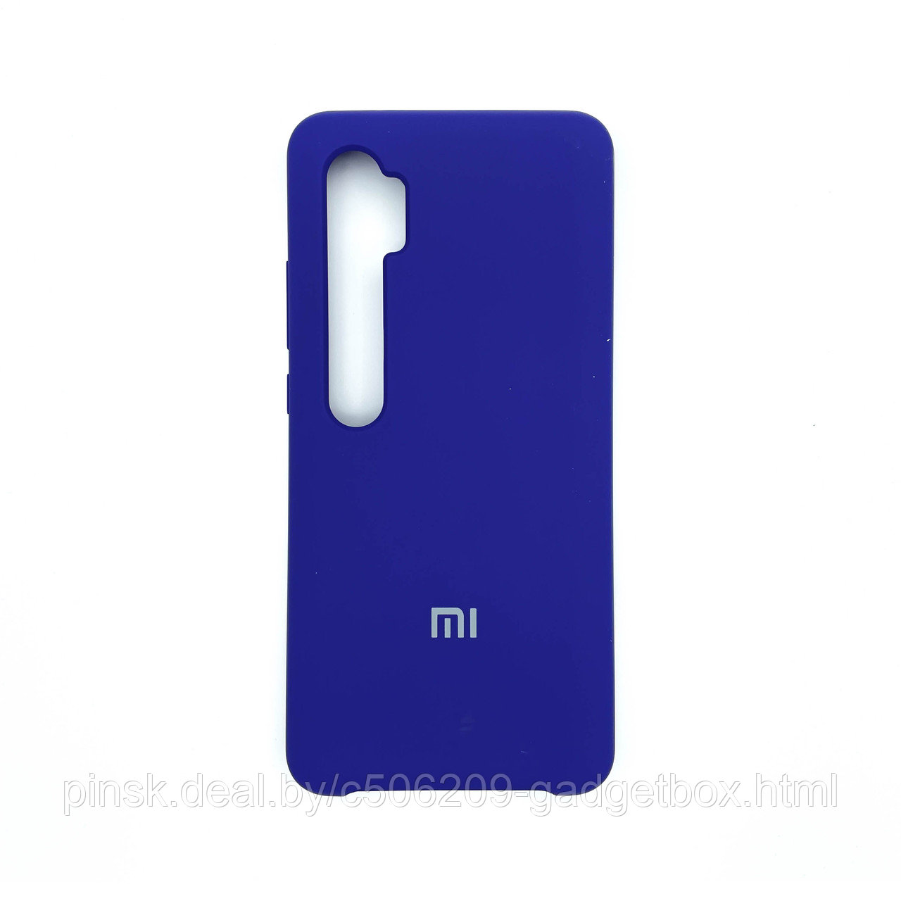 Чехол Silicone Cover для Xiaomi Mi Note 10/Mi 9СС Pro, Черничный - фото 1 - id-p154459651
