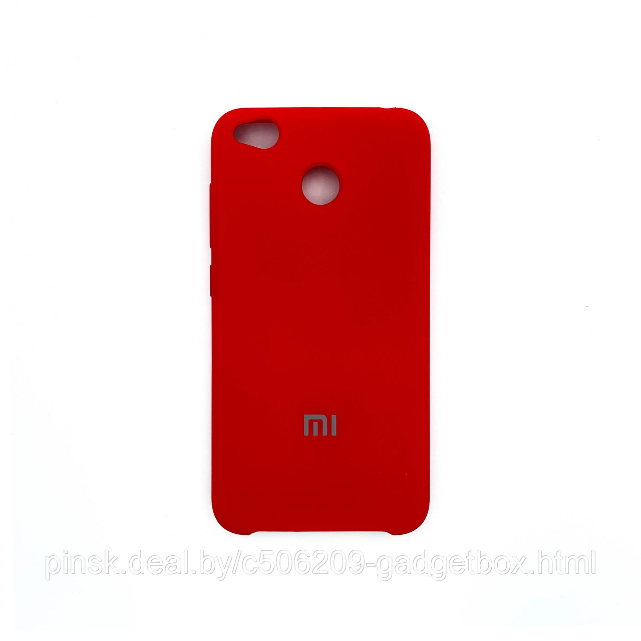 Чехол Silicone Cover для Xiaomi Redmi 4X, Красный - фото 1 - id-p154459715