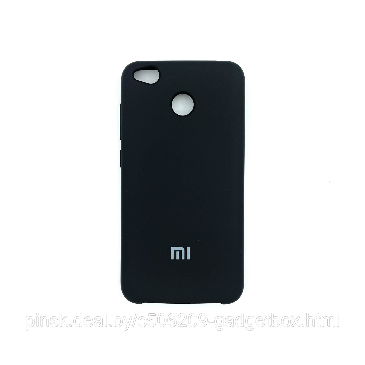 Чехол Silicone Cover для Xiaomi Redmi 4X, Черный - фото 1 - id-p154459718