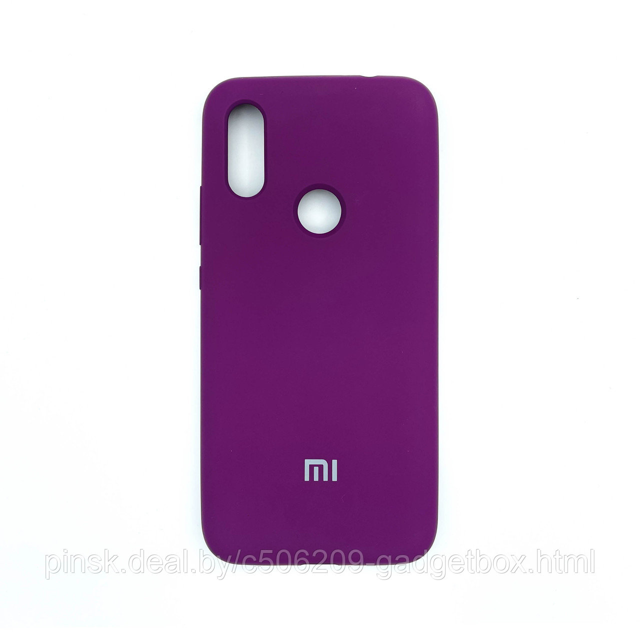 Чехол Silicone Cover для Xiaomi Redmi 7 / Redmi Y3, Фиолетовый - фото 1 - id-p154459741