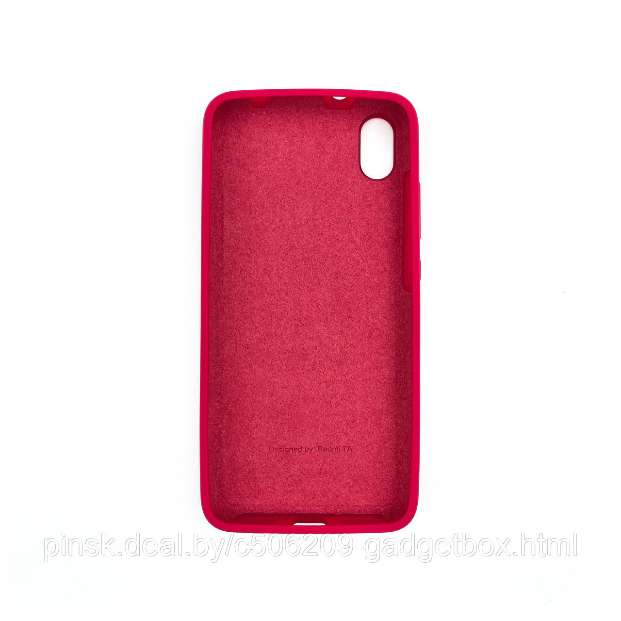 Чехол Silicone Cover для Xiaomi Redmi 7A, Красная роза - фото 2 - id-p154459747