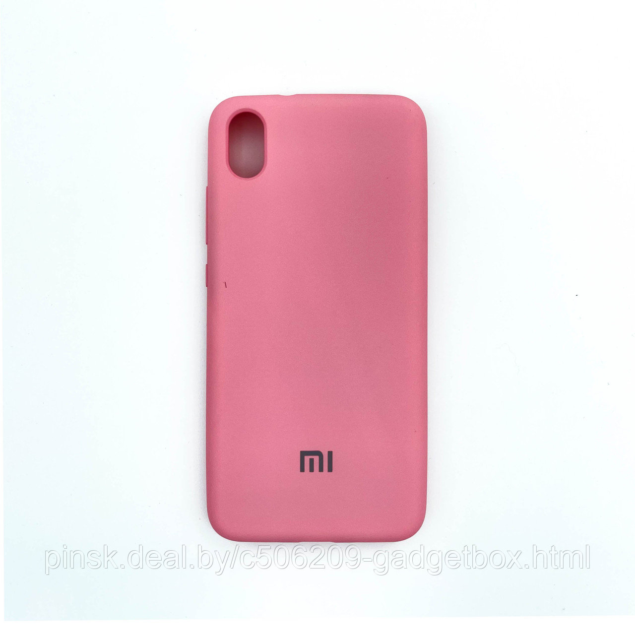 Чехол Silicone Cover для Xiaomi Redmi 7A, Нежно-розовый - фото 1 - id-p154459749