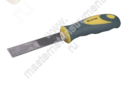 Шпательная лопатка KRAFTOOL с усиленным полотном, 2-х компонентная ручка, 75мм