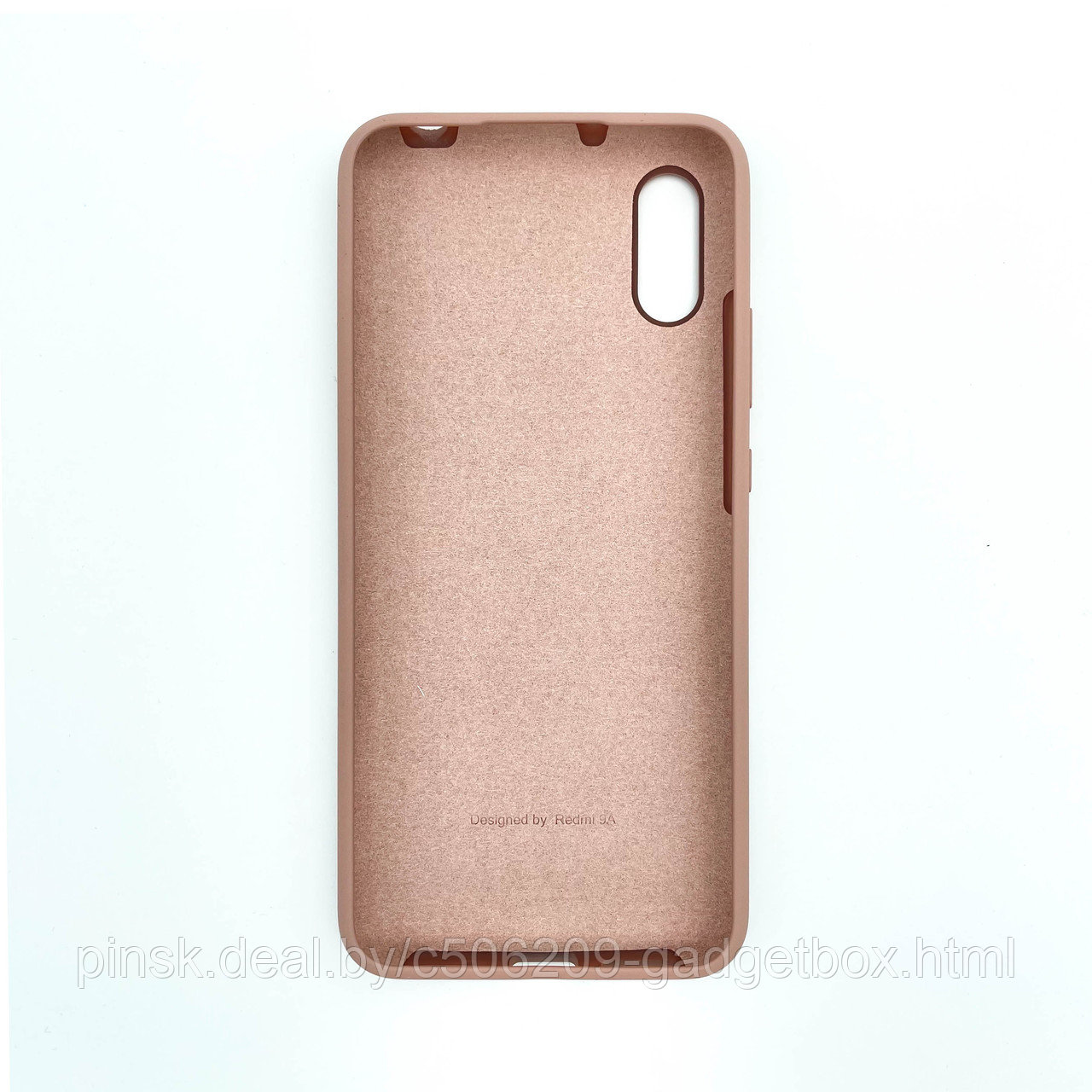 Чехол Silicone Cover для Xiaomi Redmi 9A, Песочно-розовый - фото 2 - id-p154459767