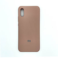 Чехол Silicone Cover для Xiaomi Redmi 9A, Песочно-розовый