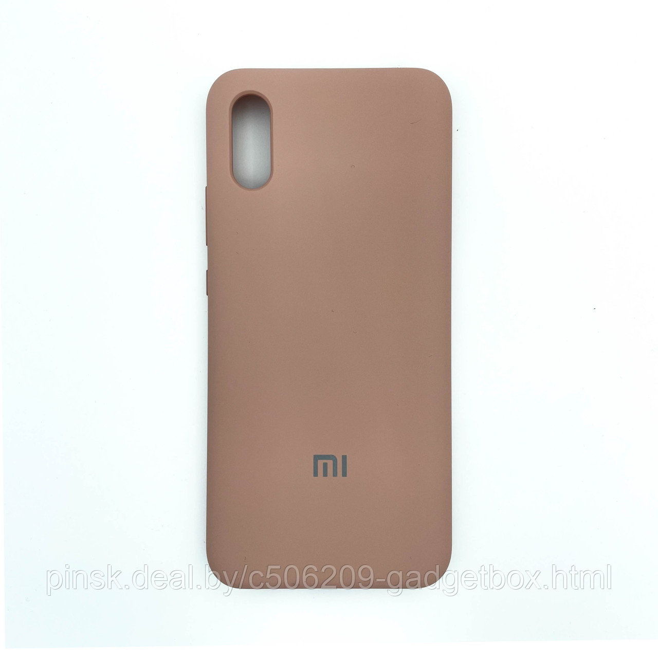 Чехол Silicone Cover для Xiaomi Redmi 9A, Песочно-розовый - фото 1 - id-p154459767