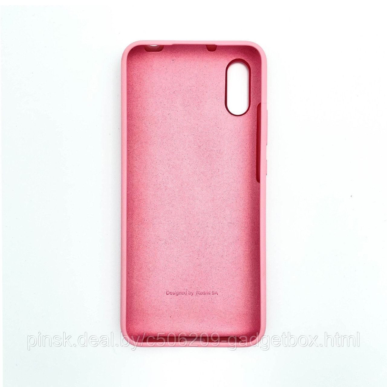 Чехол Silicone Cover для Xiaomi Redmi 9A, Нежно-розовый - фото 2 - id-p154459764
