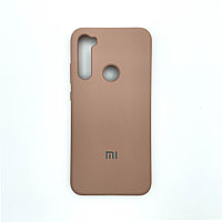 Чехол Silicone Cover для Xiaomi Redmi Note 8, Песочно-розовый