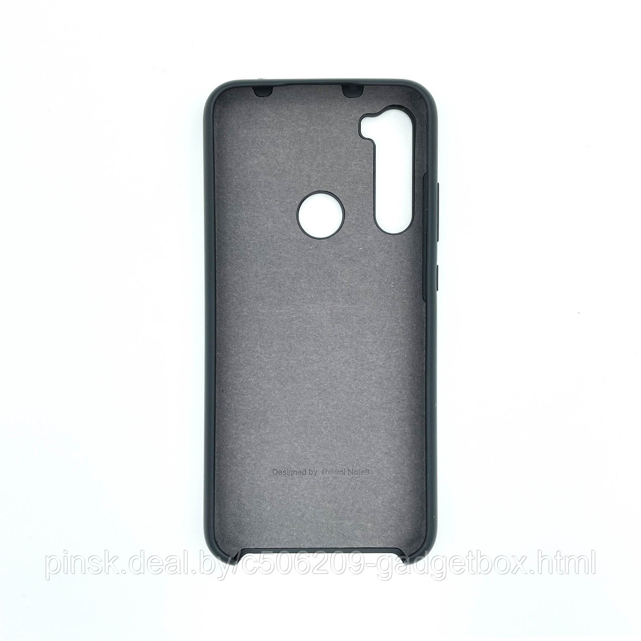 Чехол Silicone Cover для Xiaomi Redmi Note 8, Черный - фото 2 - id-p154459781