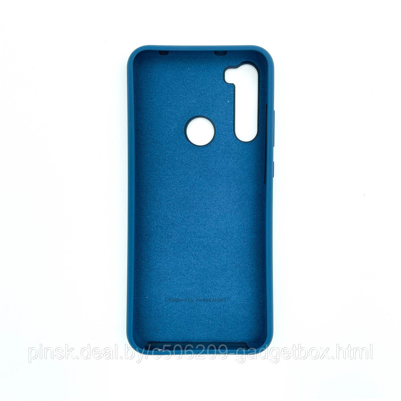 Чехол Silicone Cover для Xiaomi Redmi Note 8T, Синий - фото 2 - id-p154459793