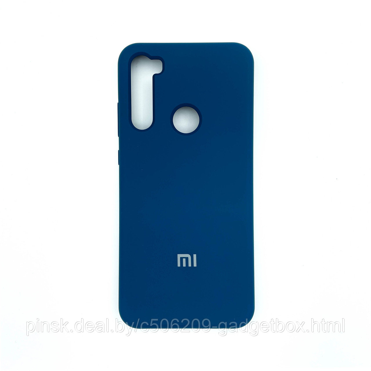 Чехол Silicone Cover для Xiaomi Redmi Note 8T, Синий - фото 1 - id-p154459793