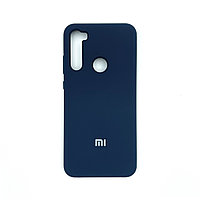 Чехол Silicone Cover для Xiaomi Redmi Note 8T, Темно-синий