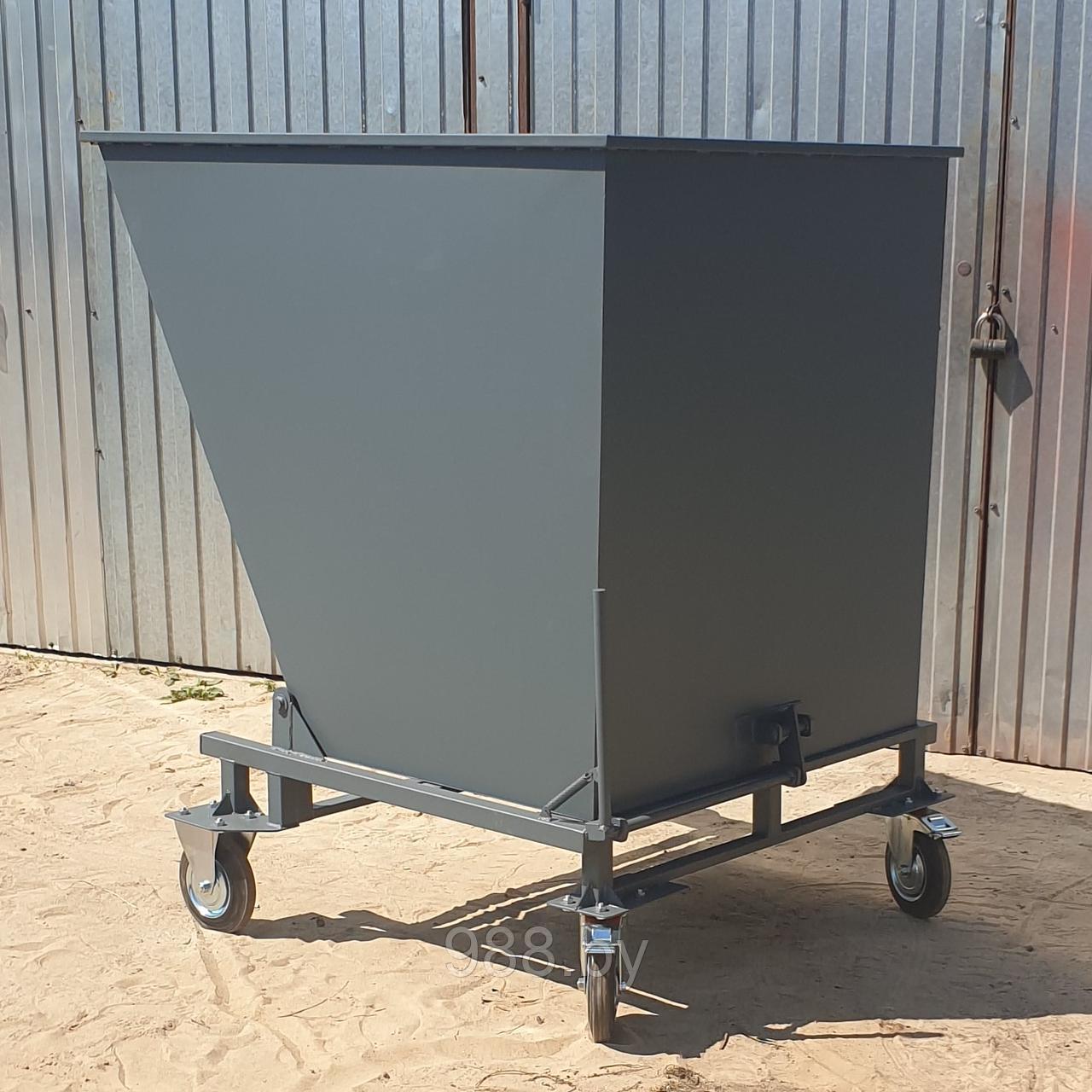 Контейнер опрокидывающийся для сыпучих грузов