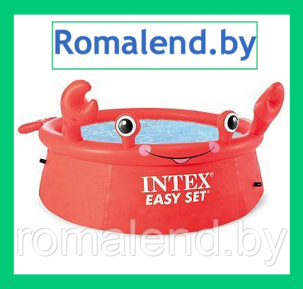 Бассейн надувной Intex Easy Set Весёлый краб 183x51 см (26100NP)