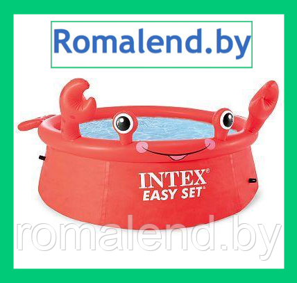 Бассейн надувной Intex Easy Set Весёлый краб 183x51 см (26100NP) - фото 1 - id-p155468111